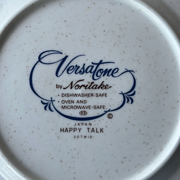 Versatone by Noritake Happy Talk Footed Cup and Saucer Set 307W10 - Picture 8 of 9
